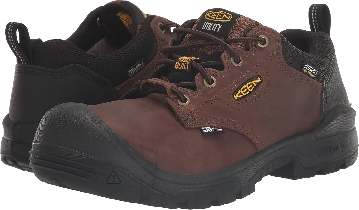 KEEN Utility Men's Independence Oxford Composite Toe Waterproof Work Shoe