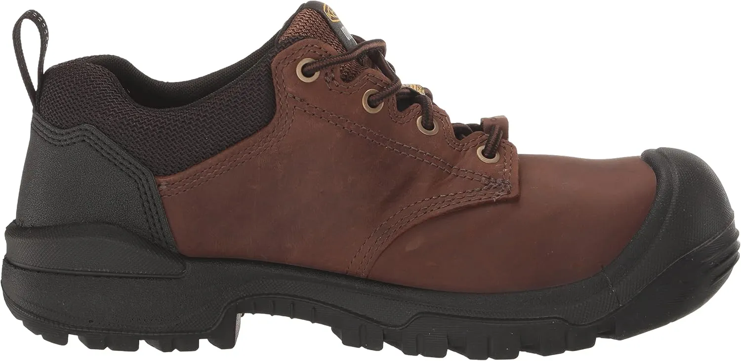 KEEN Utility Men's Independence Oxford Composite Toe Waterproof Work Shoe