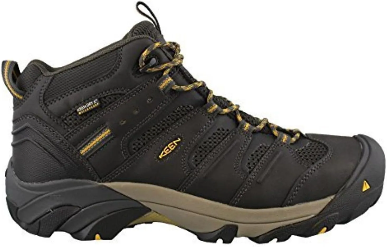KEEN Utility Men's Lansing Mid Height Steel Toe Waterproof Work Boots