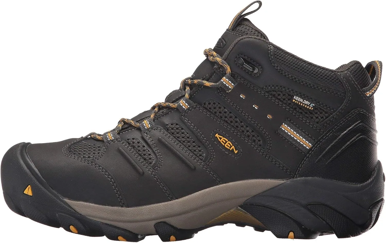 KEEN Utility Men's Lansing Mid Height Steel Toe Waterproof Work Boots