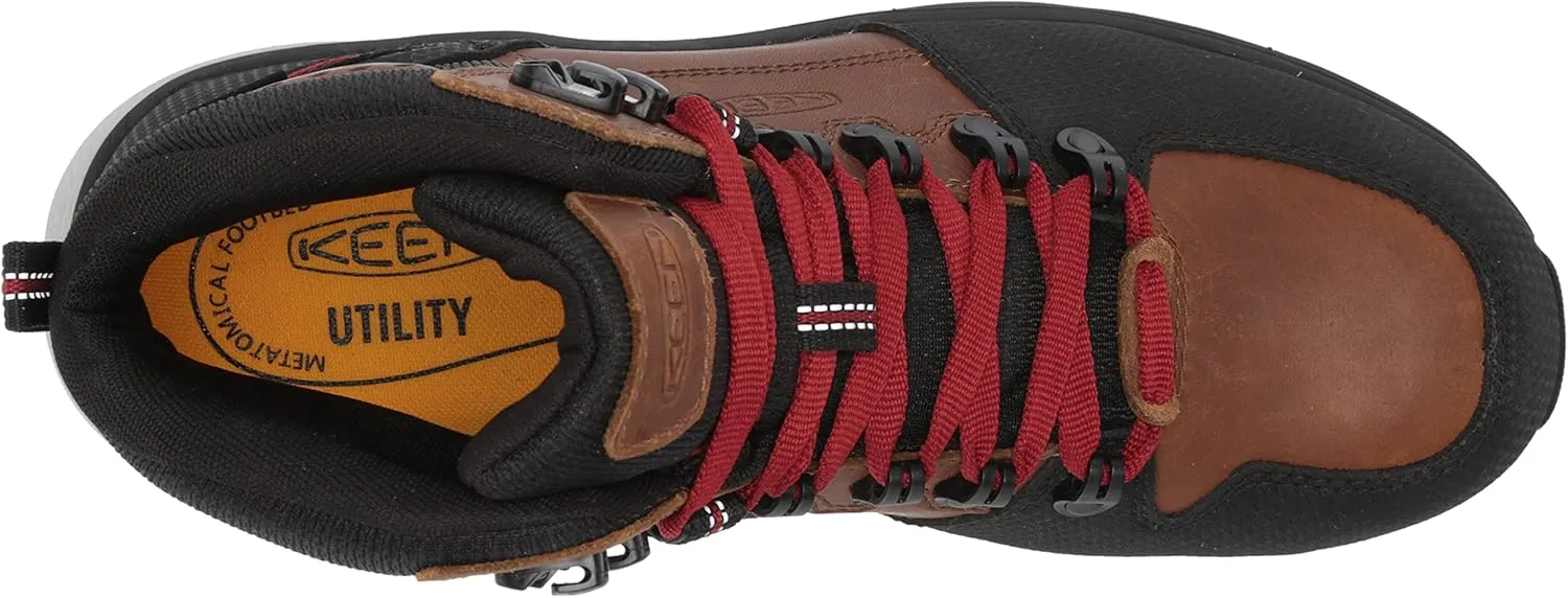 KEEN Utility Men's Red Hook Mid Height Composite Toe Waterproof Warehouse Work Boot