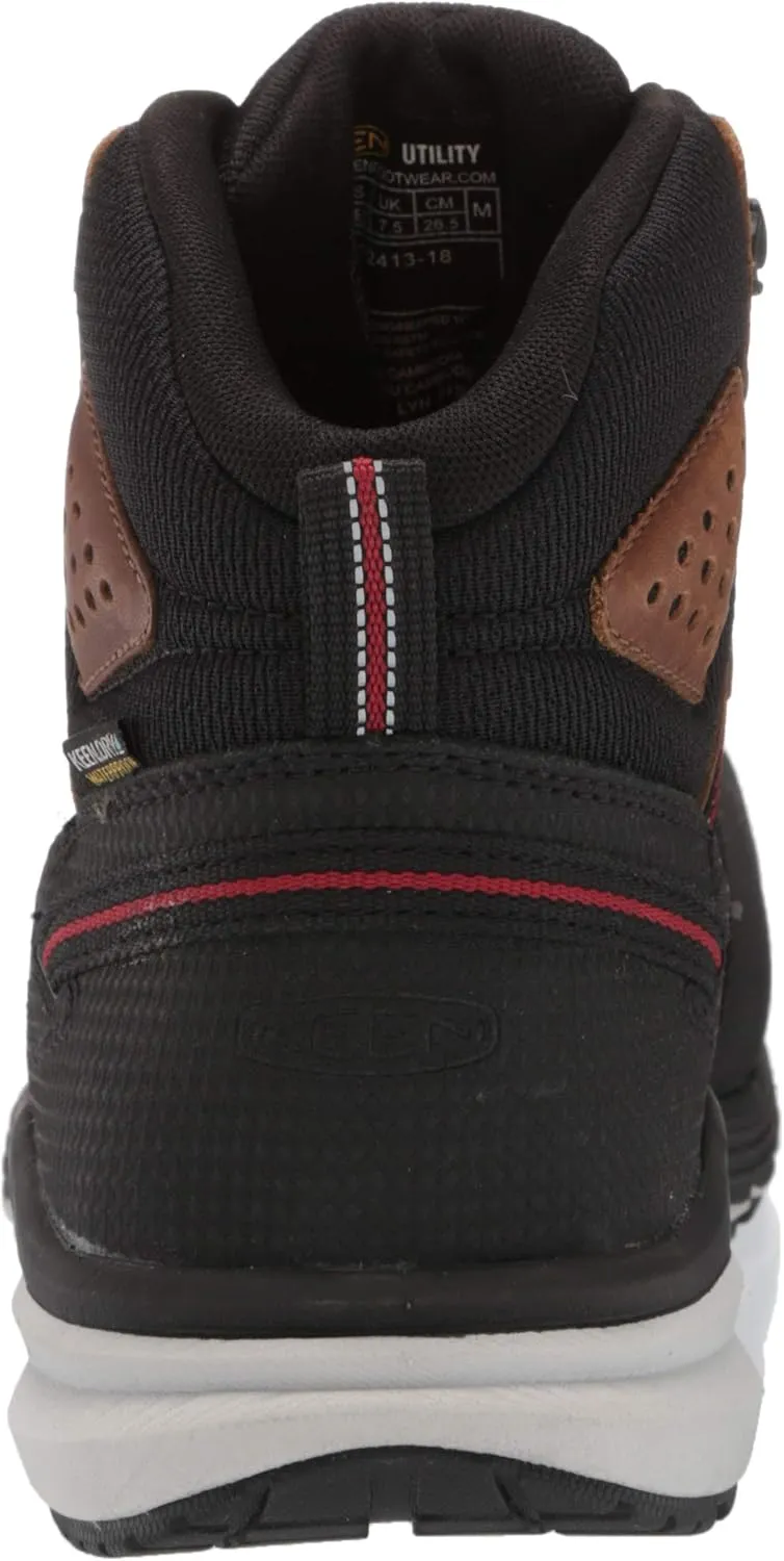 KEEN Utility Men's Red Hook Mid Height Composite Toe Waterproof Warehouse Work Boot