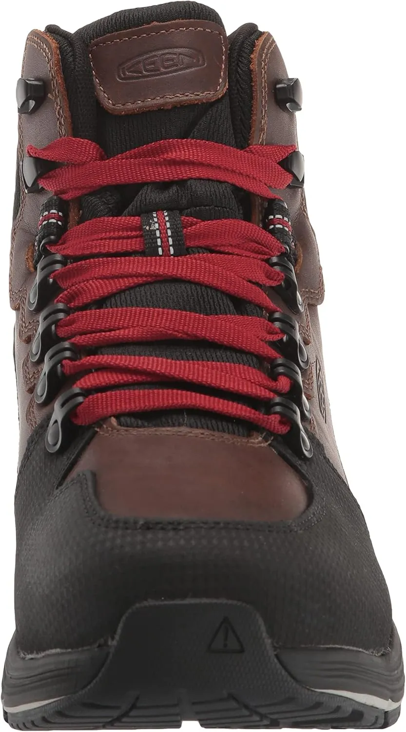 KEEN Utility Men's Red Hook Mid Height Soft Toe Waterproof Warehouse Work Boot