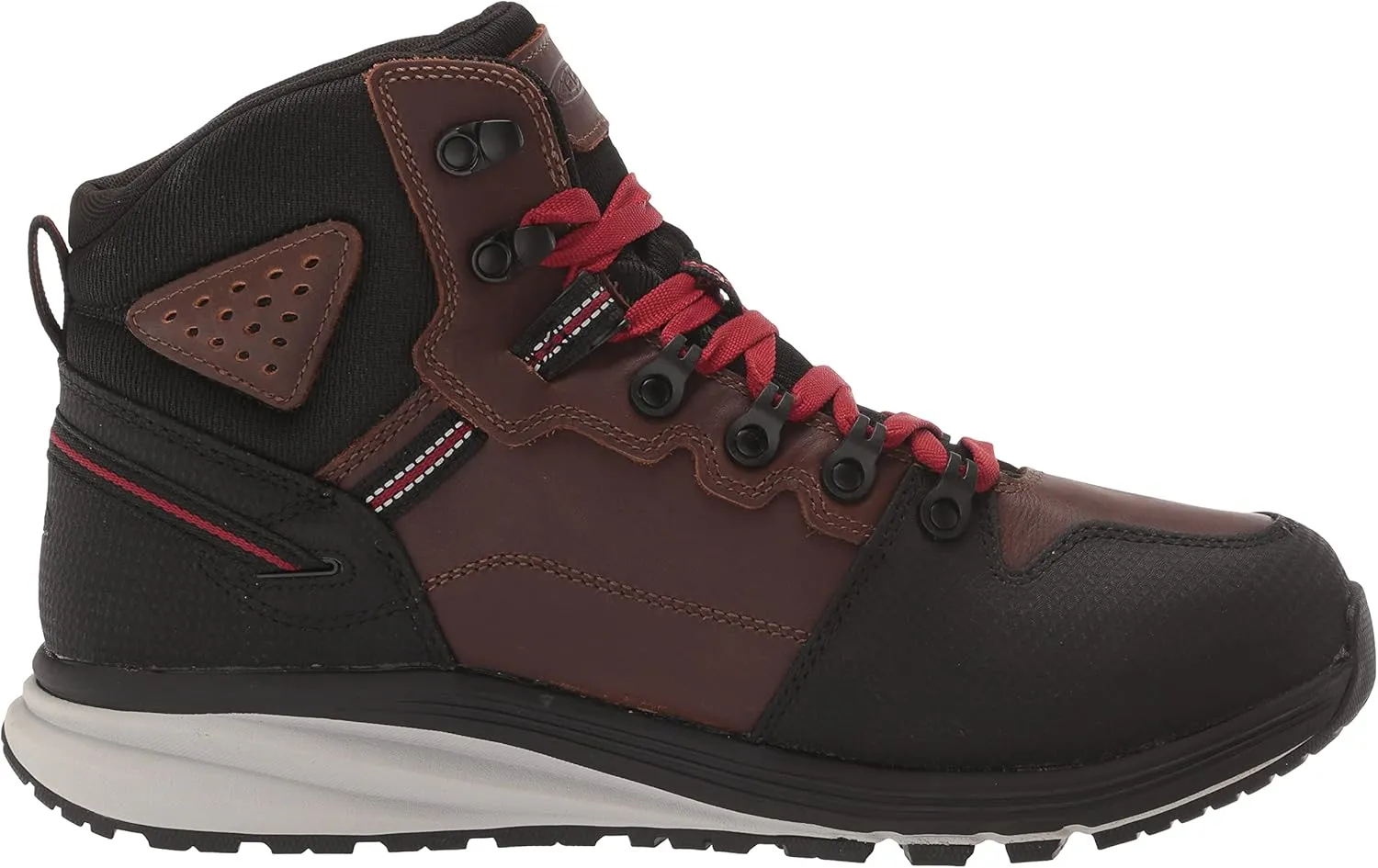 KEEN Utility Men's Red Hook Mid Height Soft Toe Waterproof Warehouse Work Boot