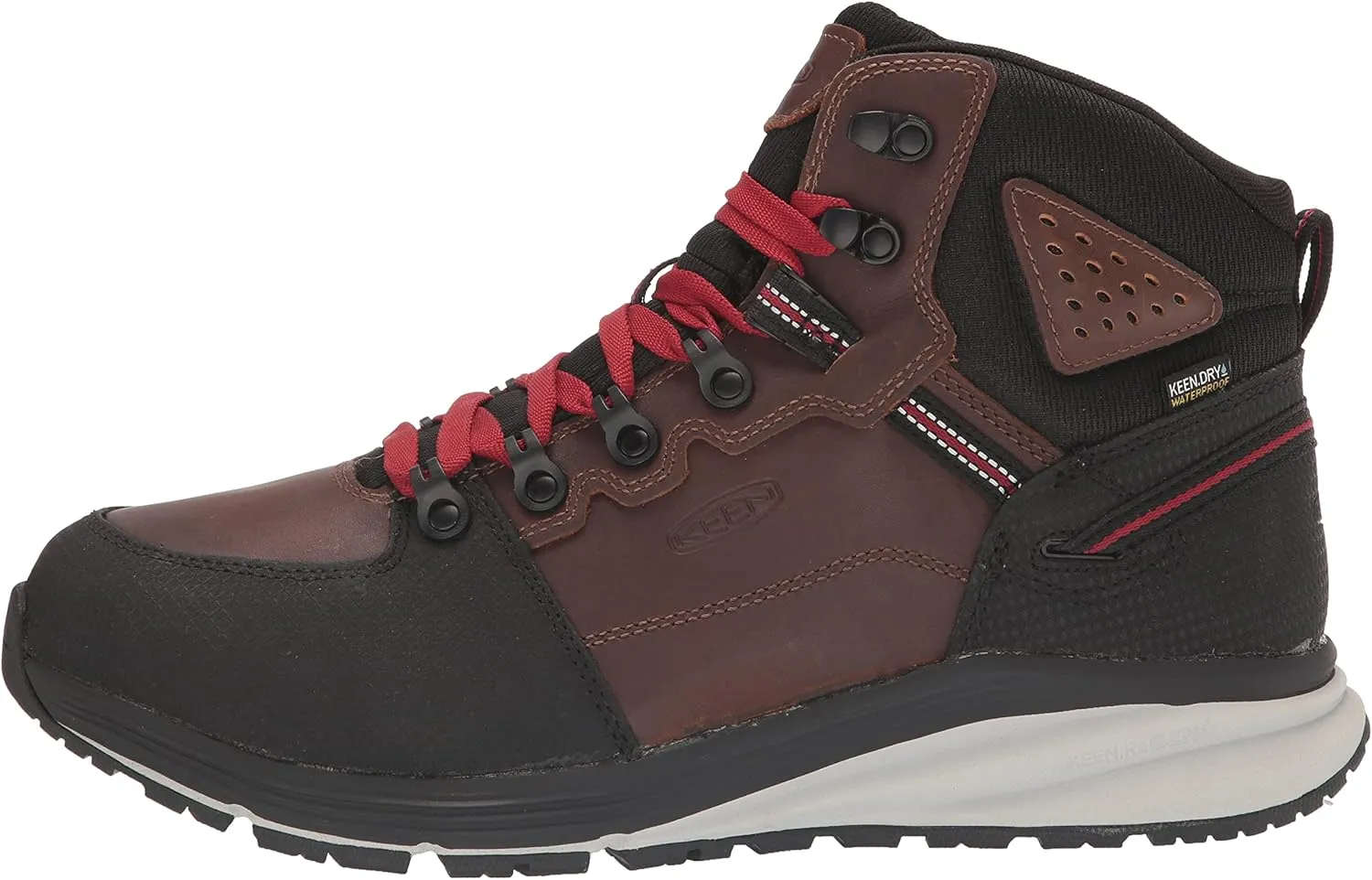 KEEN Utility Men's Red Hook Mid Height Soft Toe Waterproof Warehouse Work Boot
