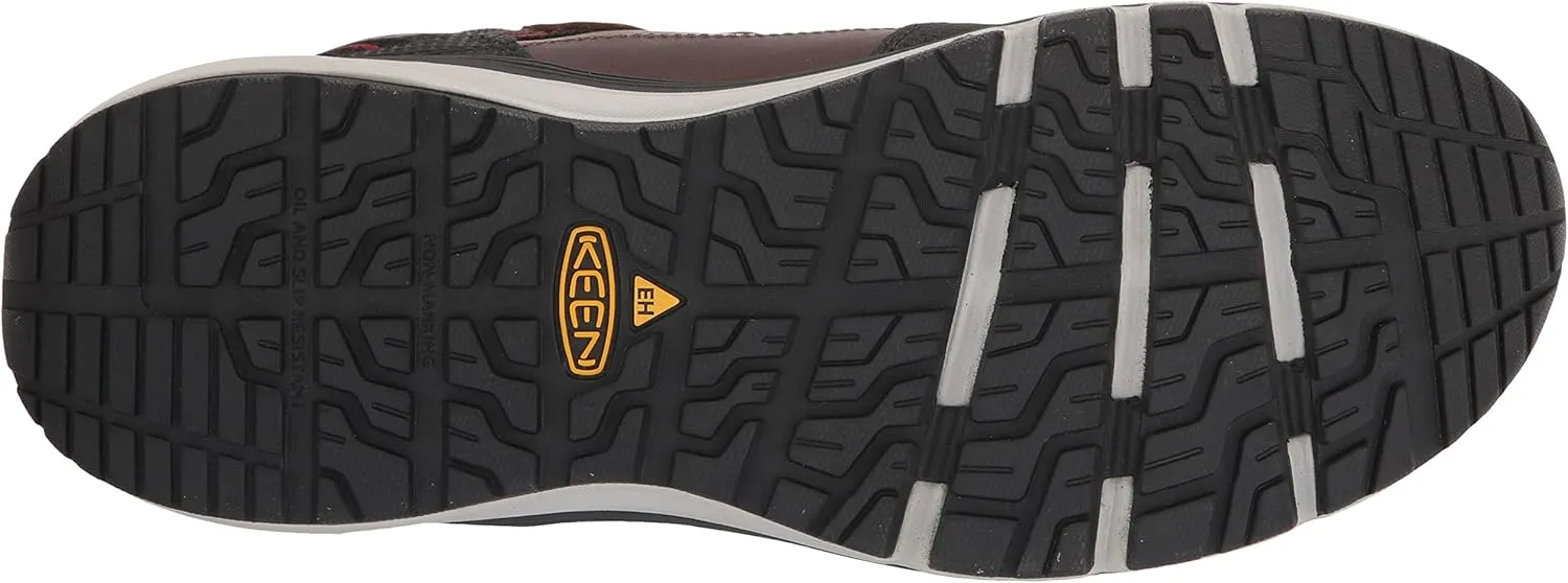 KEEN Utility Men's Red Hook Mid Height Soft Toe Waterproof Warehouse Work Boot