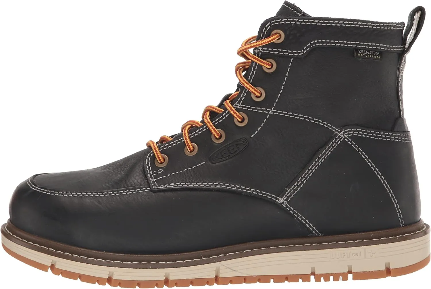 KEEN Utility Men's San Jose 6" Alloy Toe Waterproof Wedge Work Boots