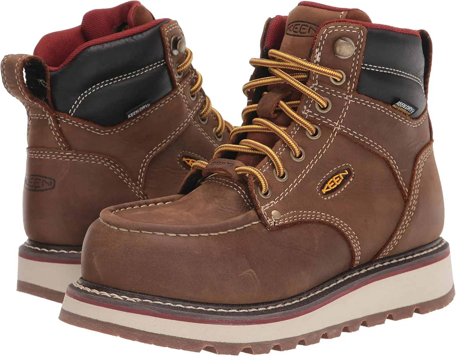 KEEN Utility Women's Cincinnati 6" Composite Toe Waterproof Wedge Work Boot
