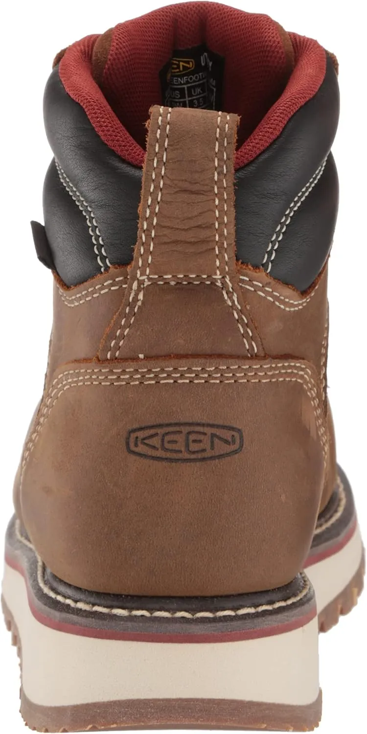 KEEN Utility Women's Cincinnati 6" Composite Toe Waterproof Wedge Work Boot