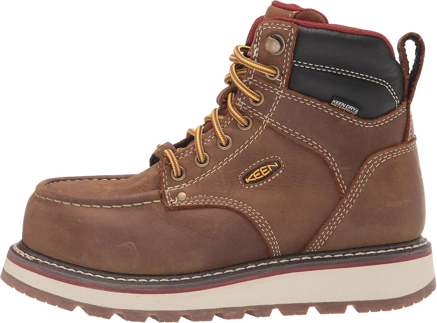 KEEN Utility Women's Cincinnati 6" Composite Toe Waterproof Wedge Work Boot
