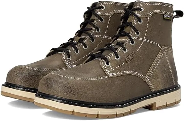 KEEN Utility Women's San Jose 6” Alloy Toe Waterproof 90 Degree Heel Work Boots