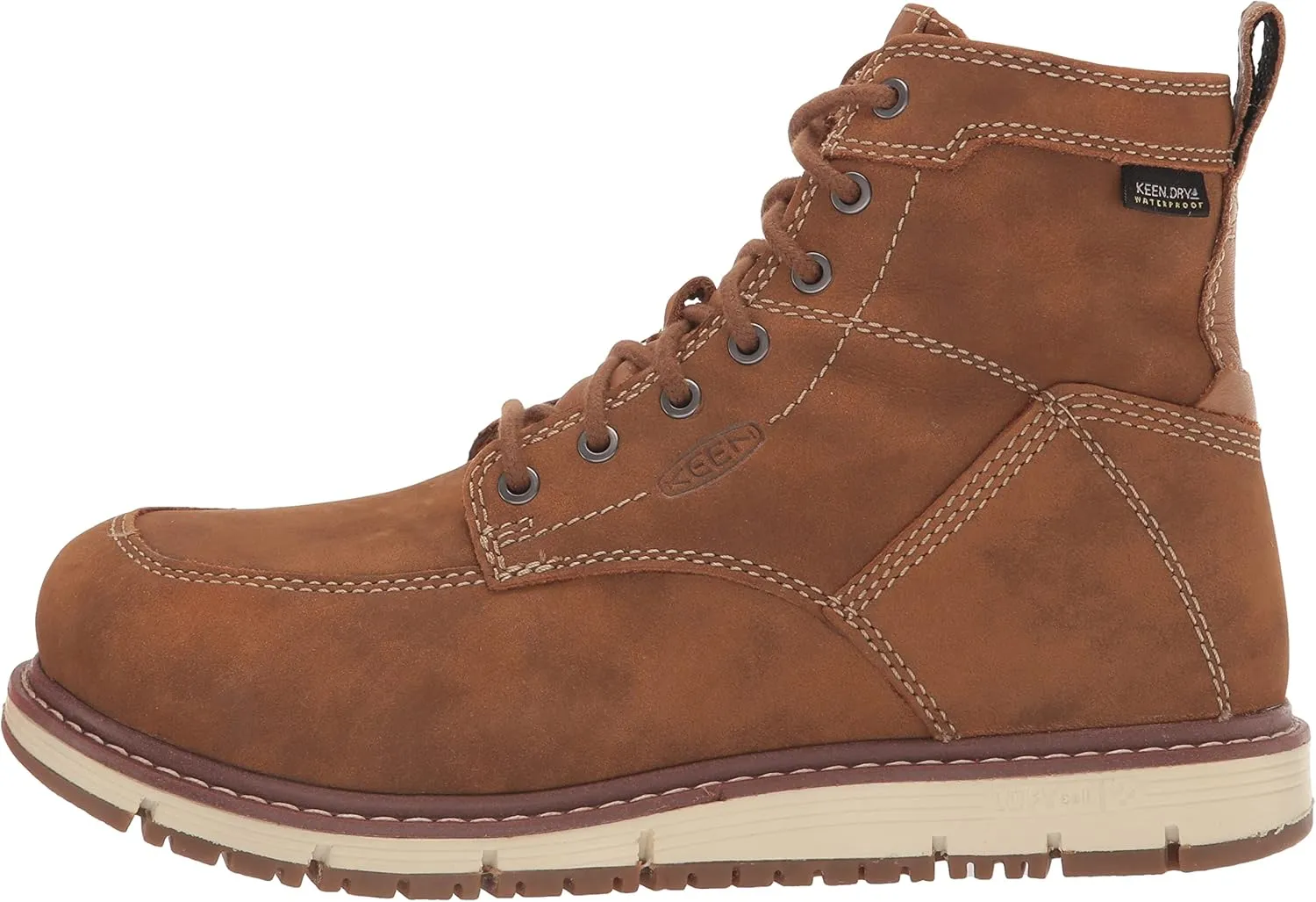KEEN Utility Women's San Jose 6" Alloy Toe Waterproof Wedge Work Boot