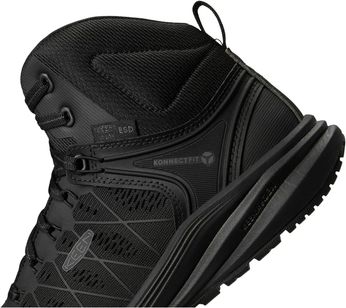 KEEN Utility Women's Vista Energy Mid Height Composite Toe ESD Industrial Work Sneakers