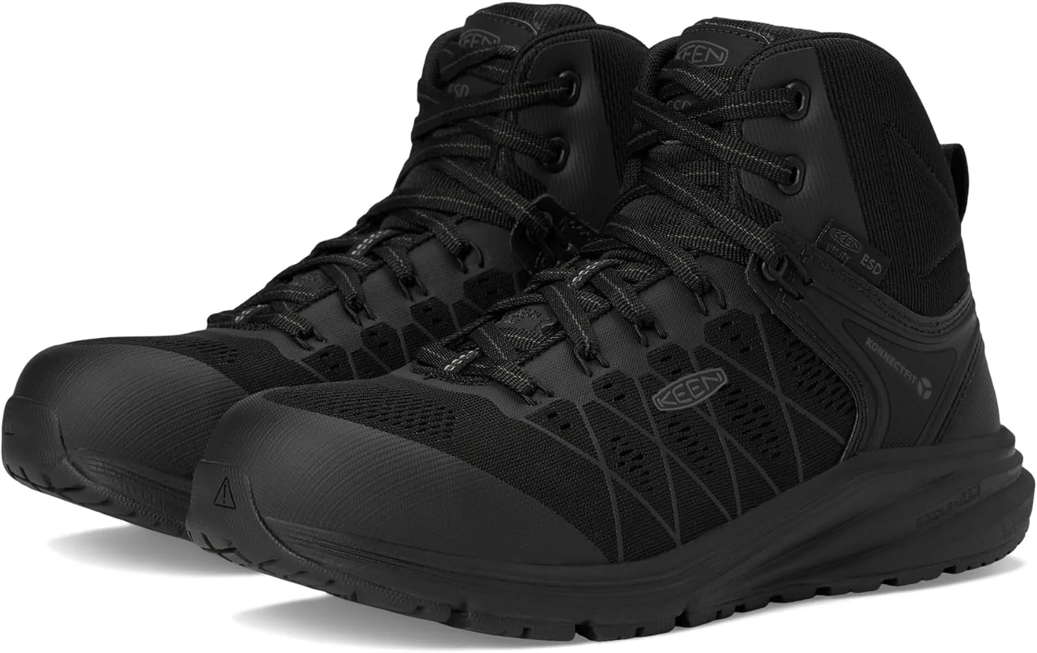 KEEN Utility Women's Vista Energy Mid Height Composite Toe ESD Industrial Work Sneakers