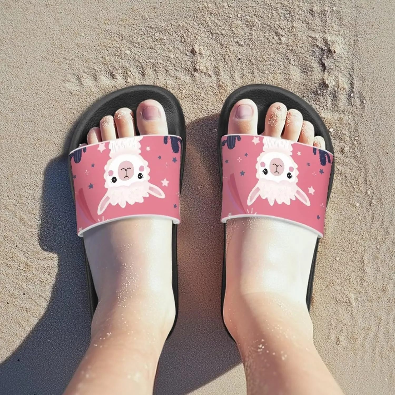 Kids Boys Girls Ball Sports Slides Sandals Comfortable Beach Pool Shower Shoes House Slide Indoor Outdoor
