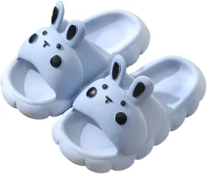 Kids Cloud Sandals Girls Cute Rabbit Slippers Indoor Outdoor Non Slip Cloud Slides Funny Bathroom Pillow Slipper