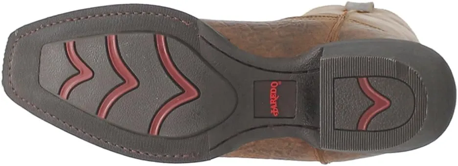 Laredo Mens Gilly Square Toe Casual Boots Mid Calf - Brown