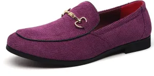 LCQL Men's Luxury Velvet Penny Loafer Shoes Noble Slip-on Casual Suede Loafers Smoking Slippers Plus Size 7-13