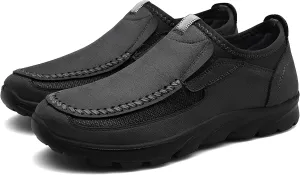 Men Casual Slip On Loafers, Soft and Lightweight Daily Sneaker for Men, Men's Comfortable Moccasin Shoes for Walking, Breathable Comfort Loafer