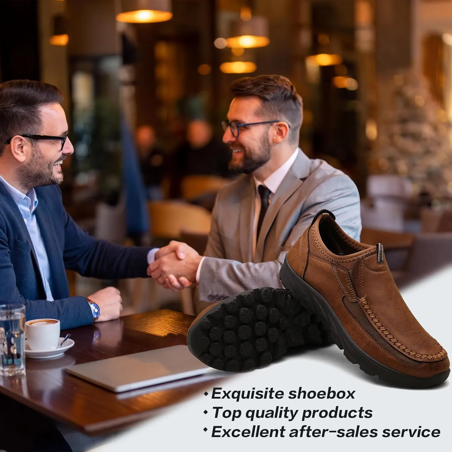 Men Casual Slip On Loafers, Soft and Lightweight Daily Sneaker for Men, Men's Comfortable Moccasin Shoes for Walking, Breathable Comfort Loafer