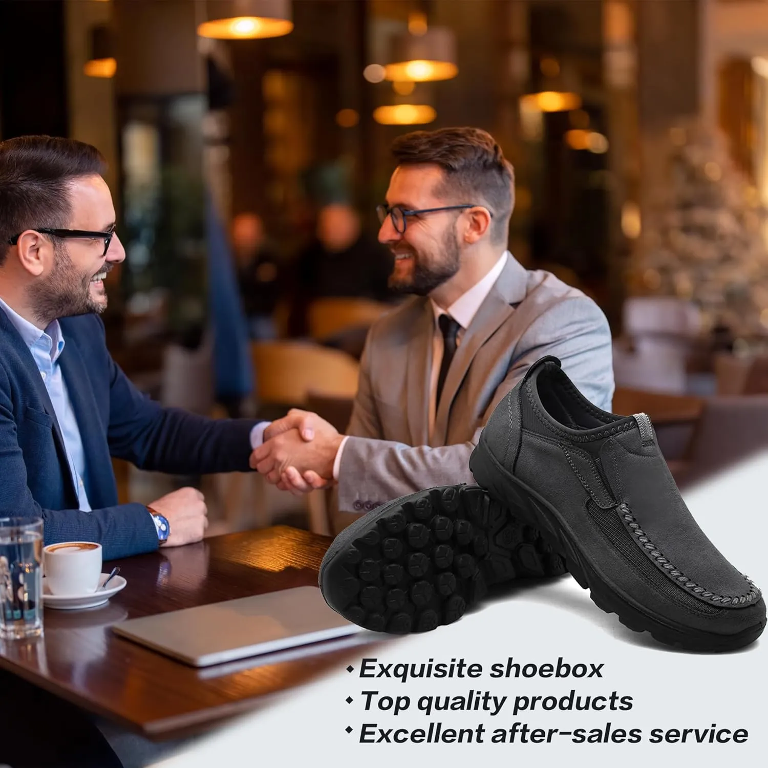 Men Casual Slip On Loafers, Soft and Lightweight Daily Sneaker for Men, Men's Comfortable Moccasin Shoes for Walking, Breathable Comfort Loafer