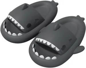 Menore Cartoon Baby Shark Slippers for Women and Men Quick Drying, Parent-Child EVA Open Toe Soft Slippers, Non-Slip Soft Shower Spa Bath Pool Gym Beach House Sandals for Indoor & Outdoor…
