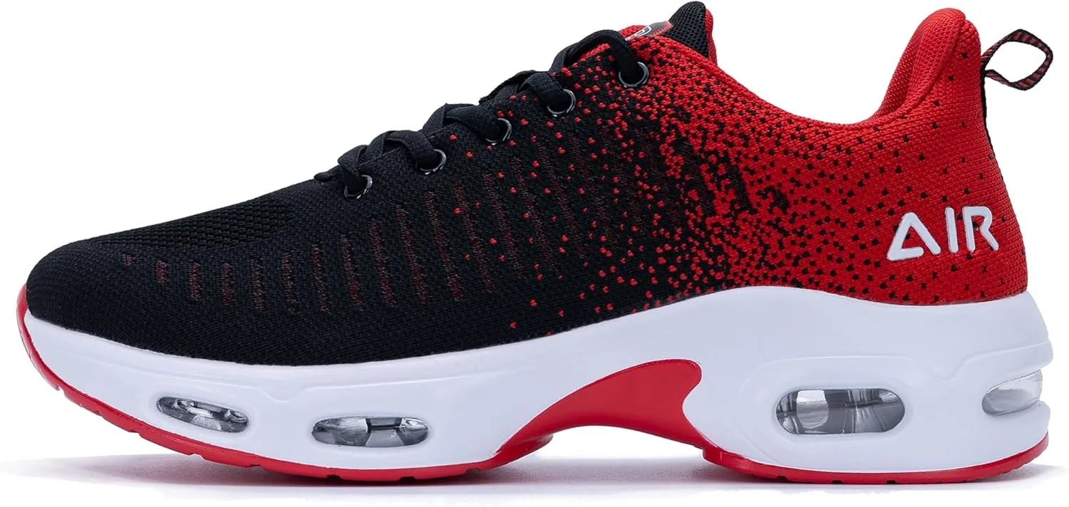 Mens Air Running Shoes Non-slip Tennis Shoes Lightweight Breathable Workout Athletic Sneakers for Jogging Gym
