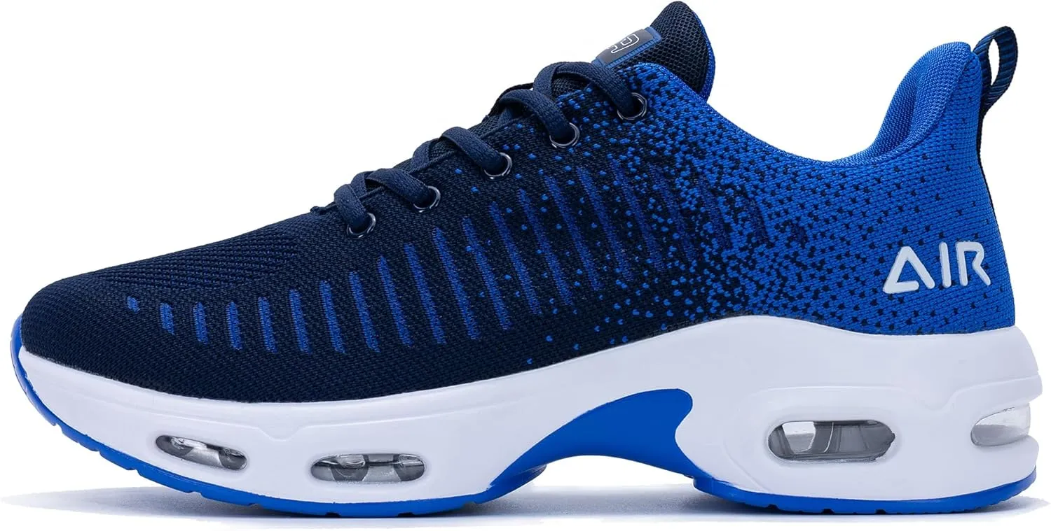 Mens Air Running Shoes Non-slip Tennis Shoes Lightweight Breathable Workout Athletic Sneakers for Jogging Gym