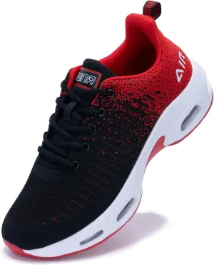 Mens Air Running Shoes Non-slip Tennis Shoes Lightweight Breathable Workout Athletic Sneakers for Jogging Gym