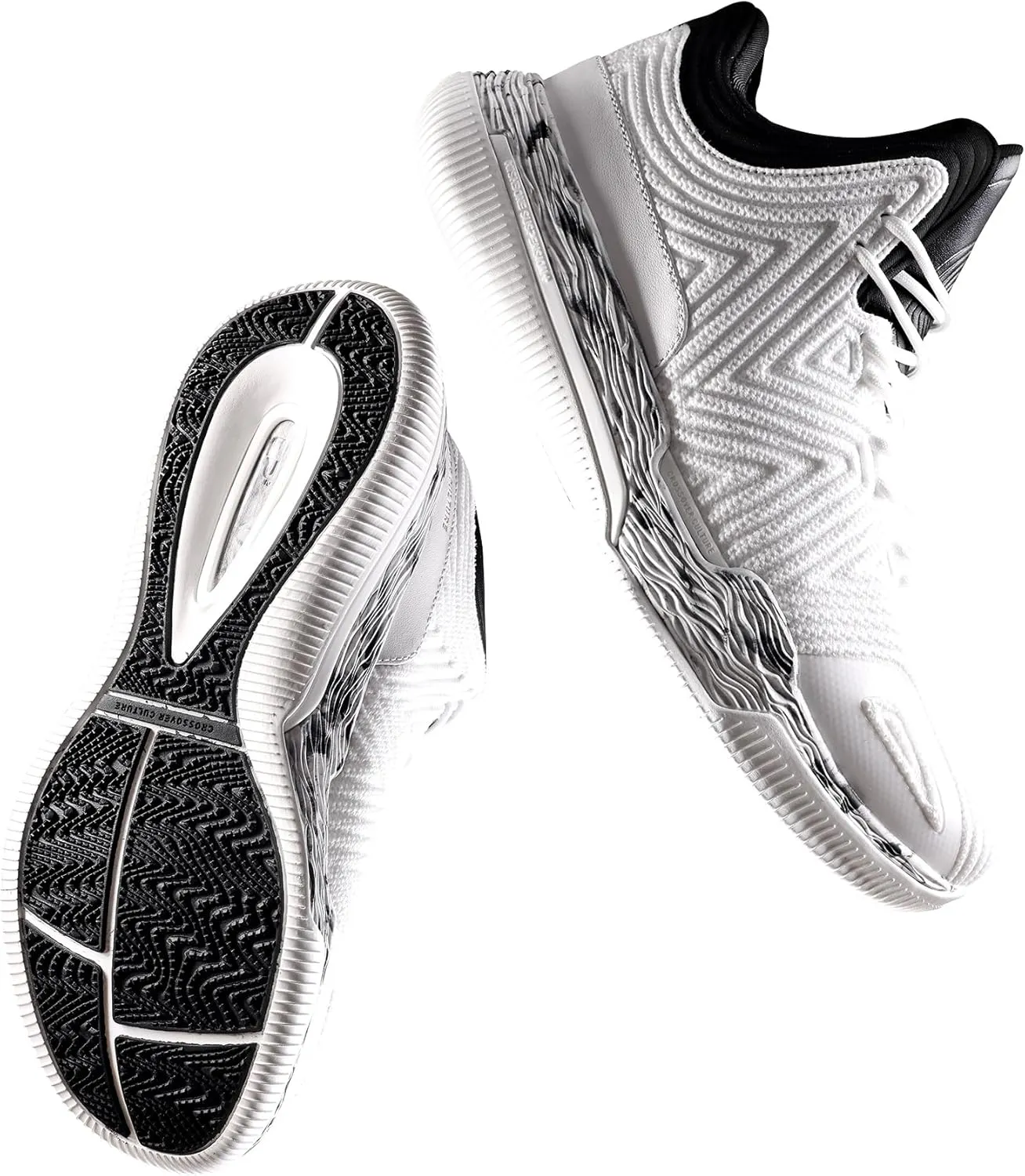 Mens Basketball Shoes with Twitch Foam Midsole and Wavybone Outsole for High Rebound and Traction