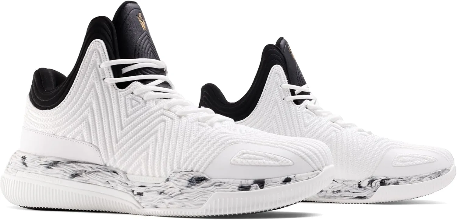Mens Basketball Shoes with Twitch Foam Midsole and Wavybone Outsole for High Rebound and Traction