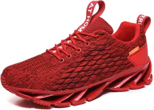 Men's Breathable Mesh Hiking Shoes, Lightweight Outdoor Sneakers with Non-Slip Sole & Mid Arch Support, Extended Sizes 39-46 for Travel, Trail Running