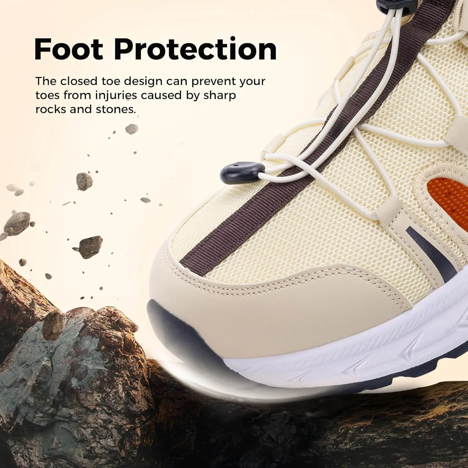 Mens Closed Toe Wide Width Hiking Sandals Summer Walking Water Shoes Comfortable Recovery Fisherman Sport Sandals
