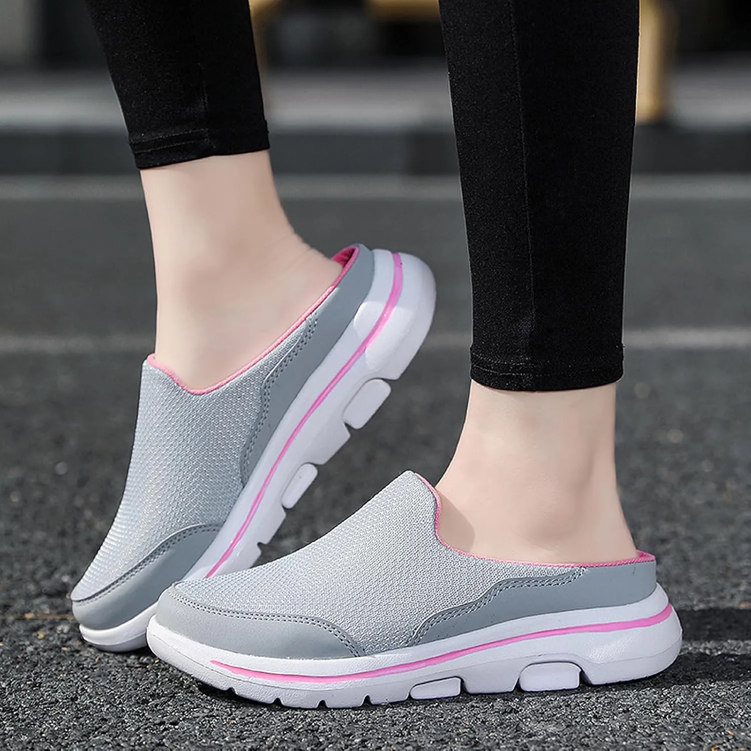 Men's Garden Shoes Casual Clogs Women's House Slippers Outdoor Anti-Skid Sole Comfort Slip-On Walking Mules