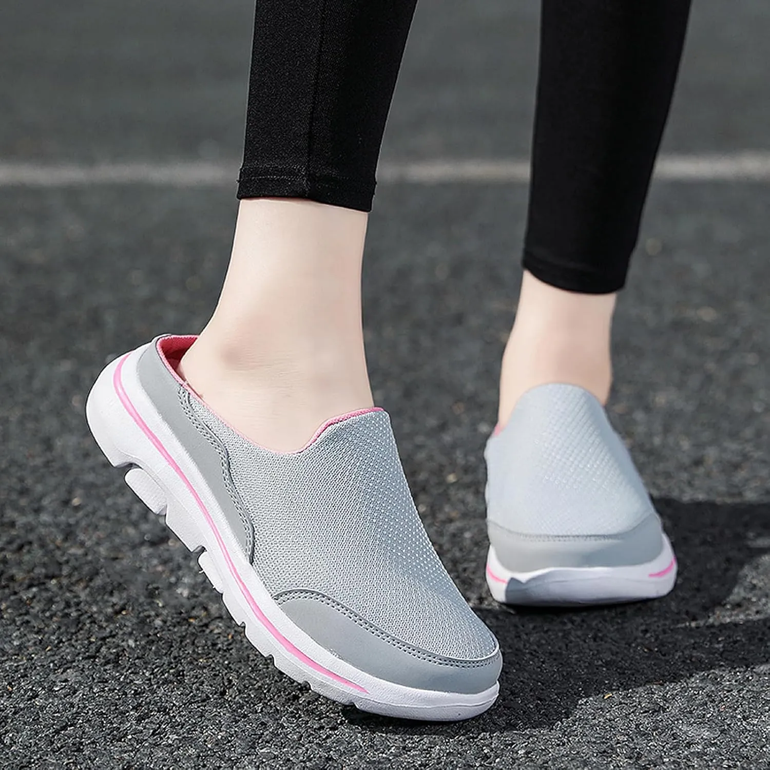 Men's Garden Shoes Casual Clogs Women's House Slippers Outdoor Anti-Skid Sole Comfort Slip-On Walking Mules