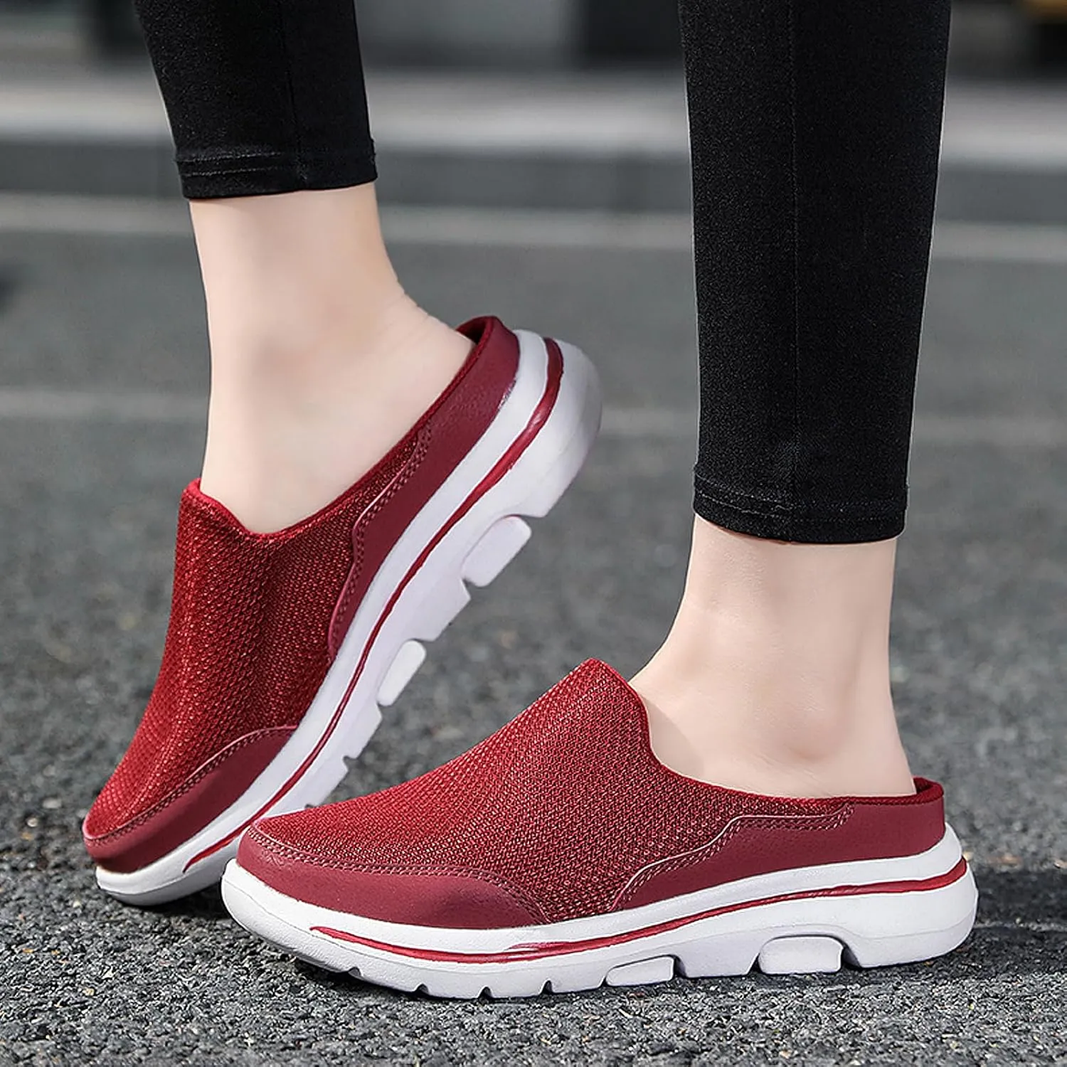 Men's Garden Shoes Casual Clogs Women's House Slippers Outdoor Anti-Skid Sole Comfort Slip-On Walking Mules
