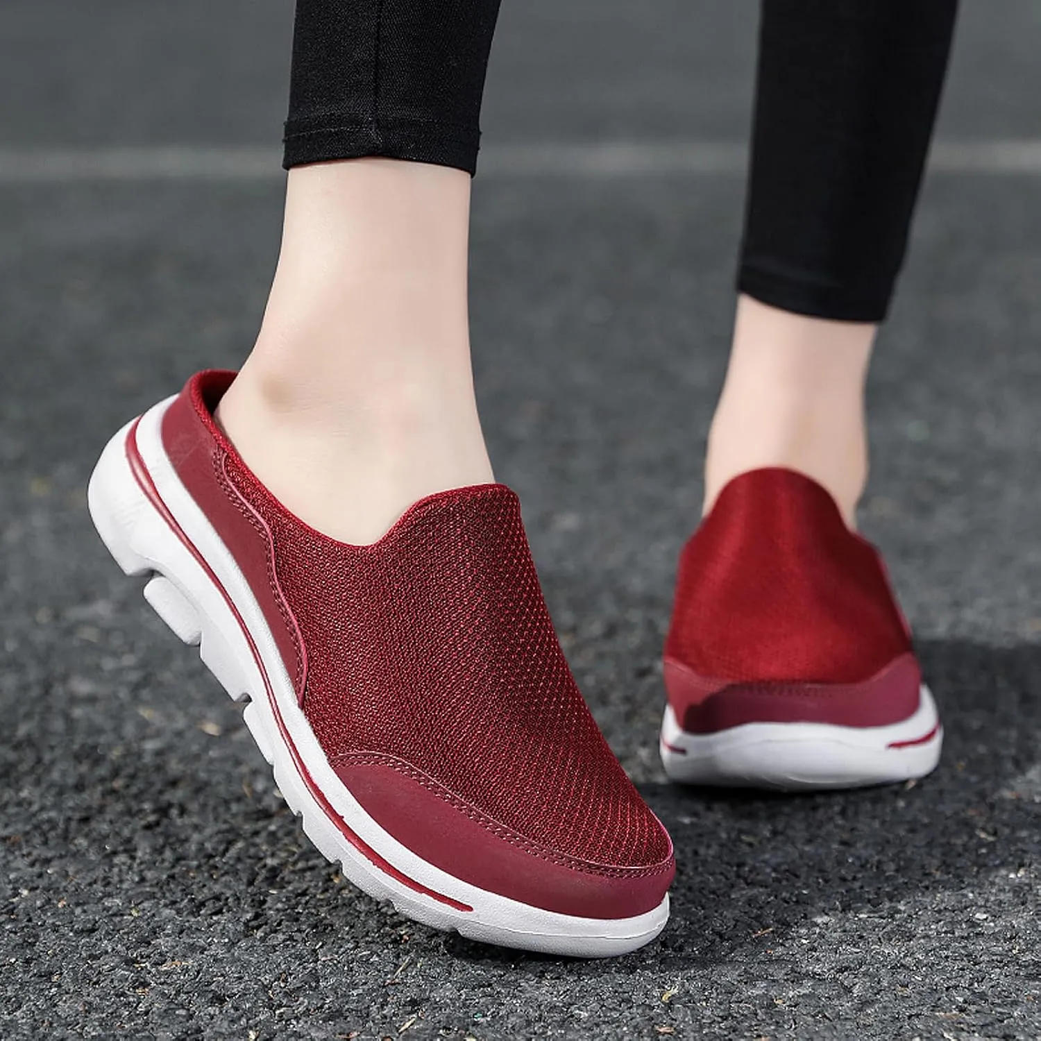 Men's Garden Shoes Casual Clogs Women's House Slippers Outdoor Anti-Skid Sole Comfort Slip-On Walking Mules