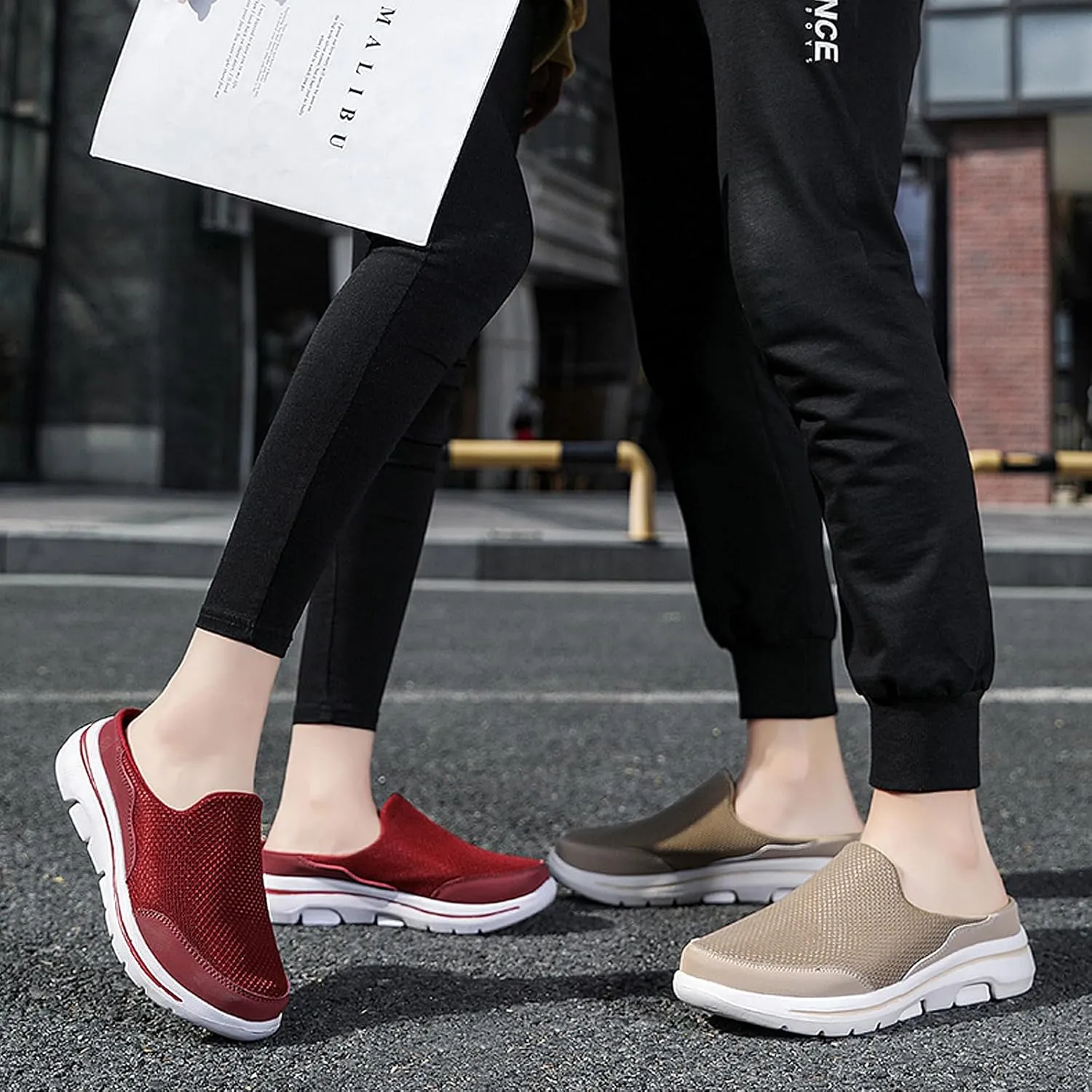 Men's Garden Shoes Casual Clogs Women's House Slippers Outdoor Anti-Skid Sole Comfort Slip-On Walking Mules