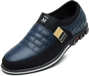 Men's Luxury Modern Oxford Leather Loafers Flat Sneakers Walking Shoes Party Prom Business Office Dress Shoes Size 7-15
