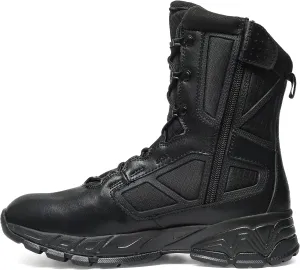 Men's Military Tactical Work Boots Lightweight Side Zipper Army Combat Hiking Boots