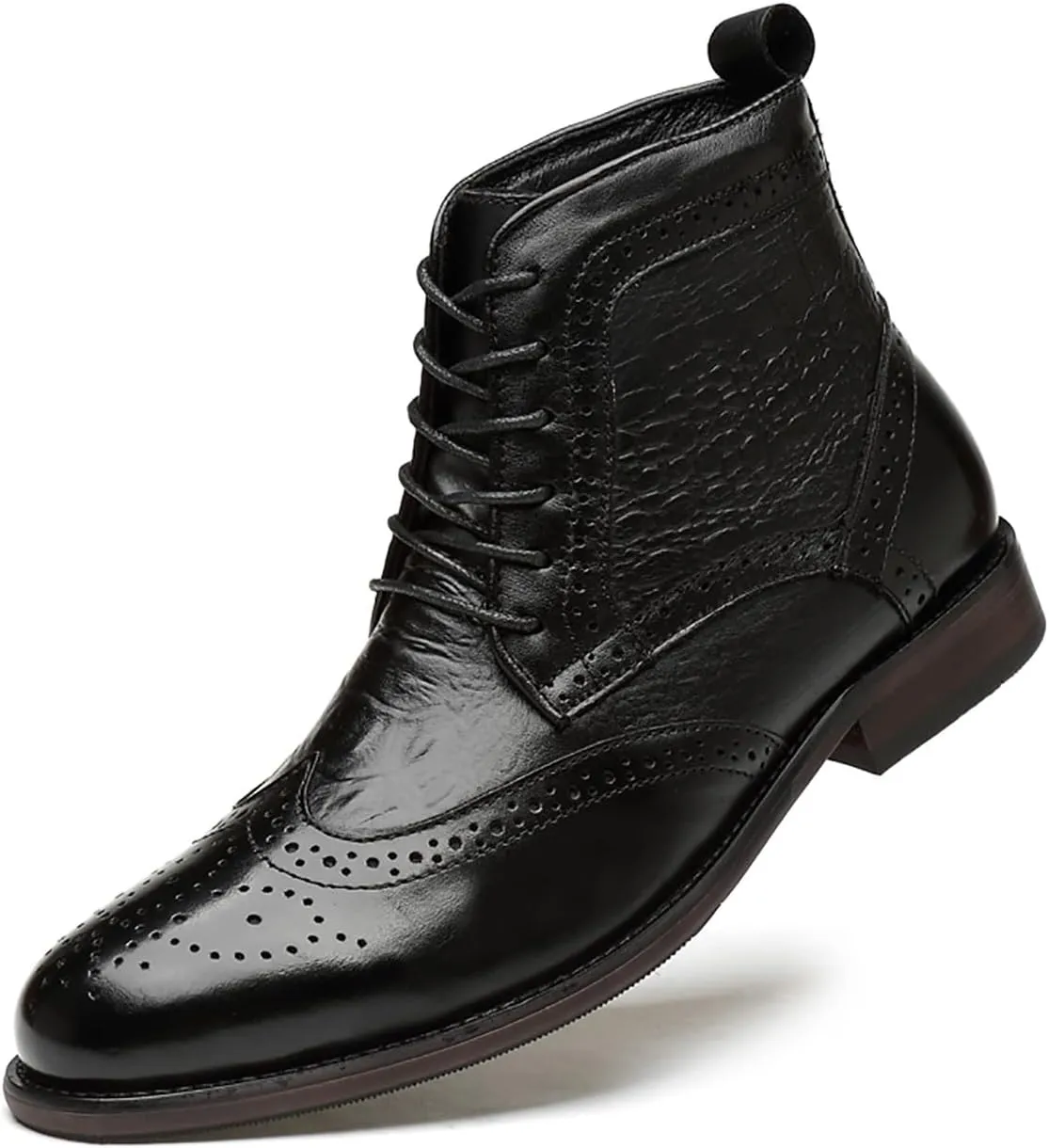 Men's Oxfords Boots Dress Casual Leather Fashion Wingtips Brogues Chelsea Boots Tuxedo Ankle Danner Boots for Men