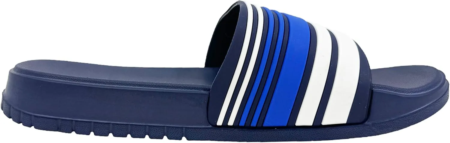 Men's Sport Slide Sandals Beach Home Indoor Outdoor Non Slip Shower Slippers