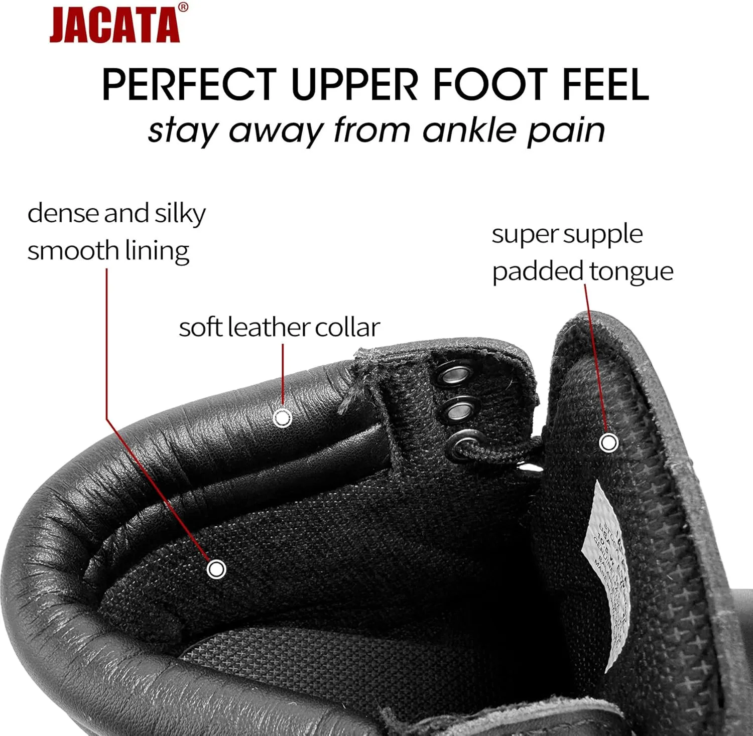 Men's Water Resistant Leather Work Boot Rubber Sole Construction Oil Resistant Utility Industrial Boots
