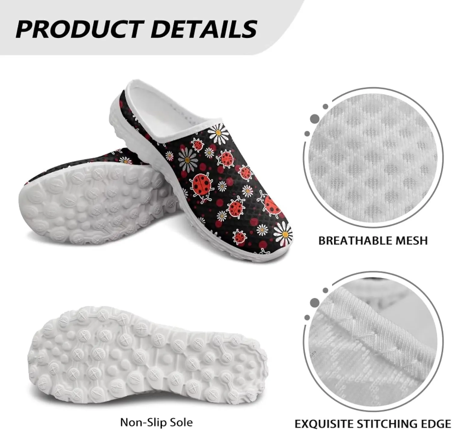 Mesh Flats Water Shoes for Women Slip On Barefoot Aque Shoes Womens Mules for Summer Quick Dry Casual Walking Flats