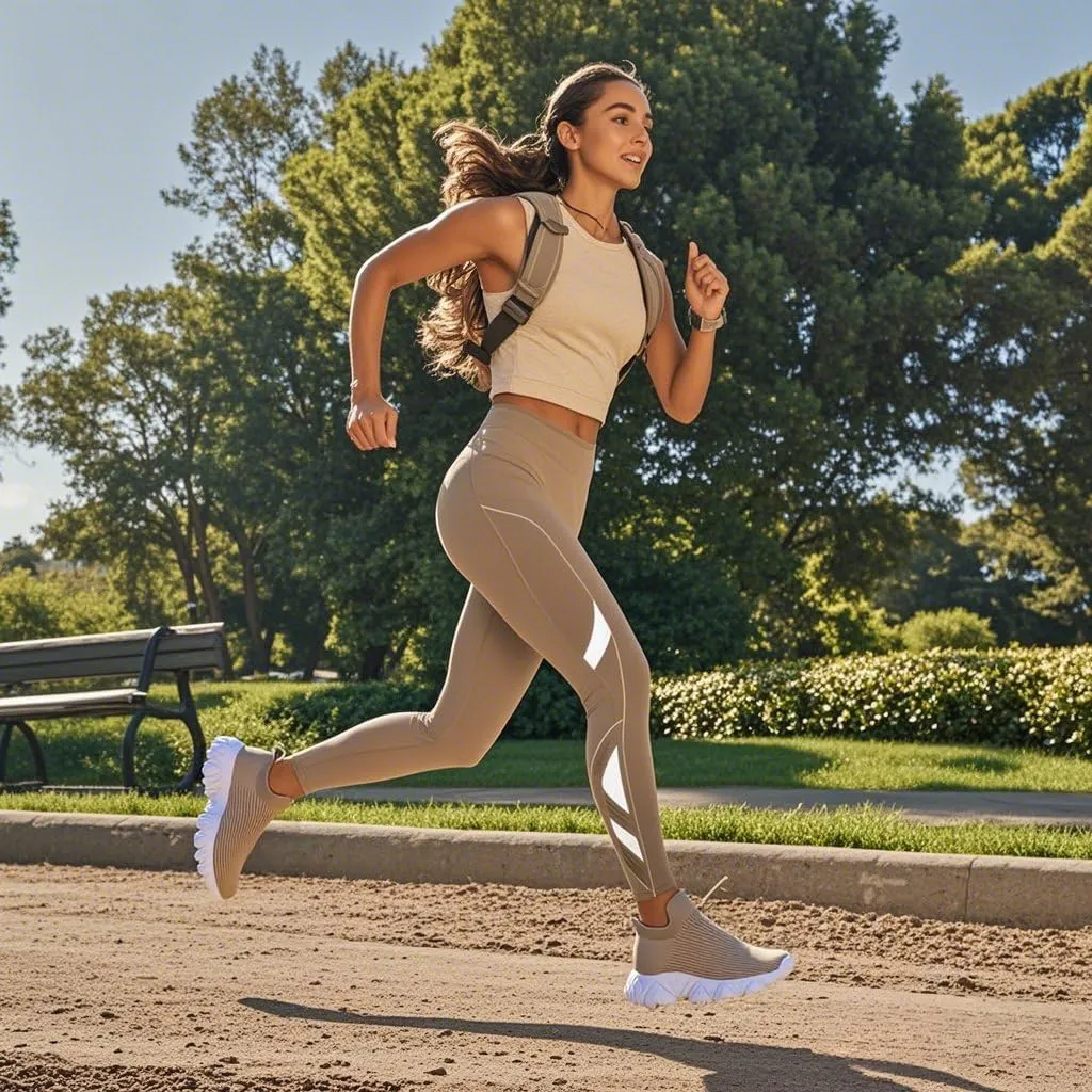 Mesh Running Shoes for Women Ultra Lightweight Breathable Sneakers Non Slip for Workout Running Gym