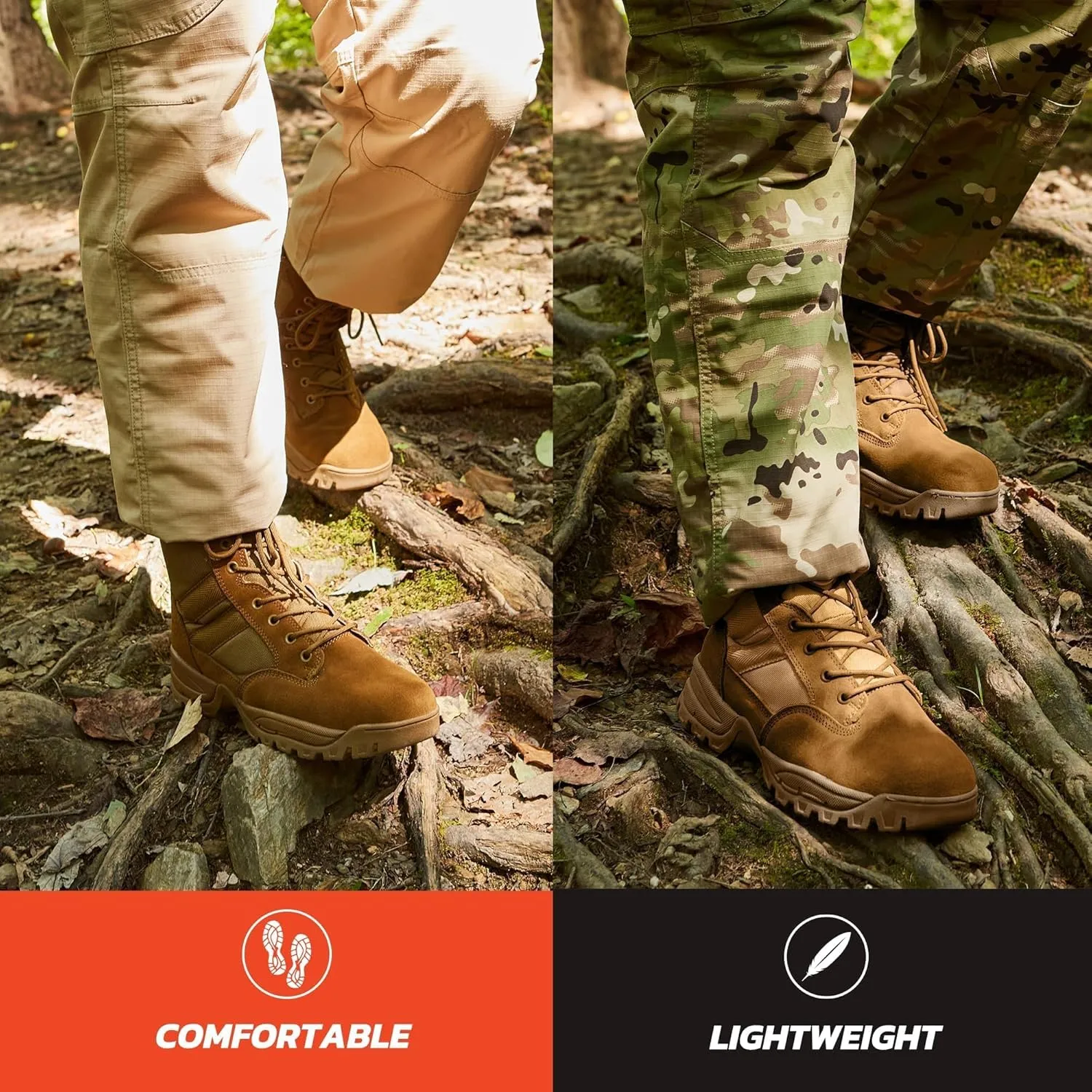 Military Tactical Work Boots for Hiking Motorcycling EMS EMT and Combat Outdoors