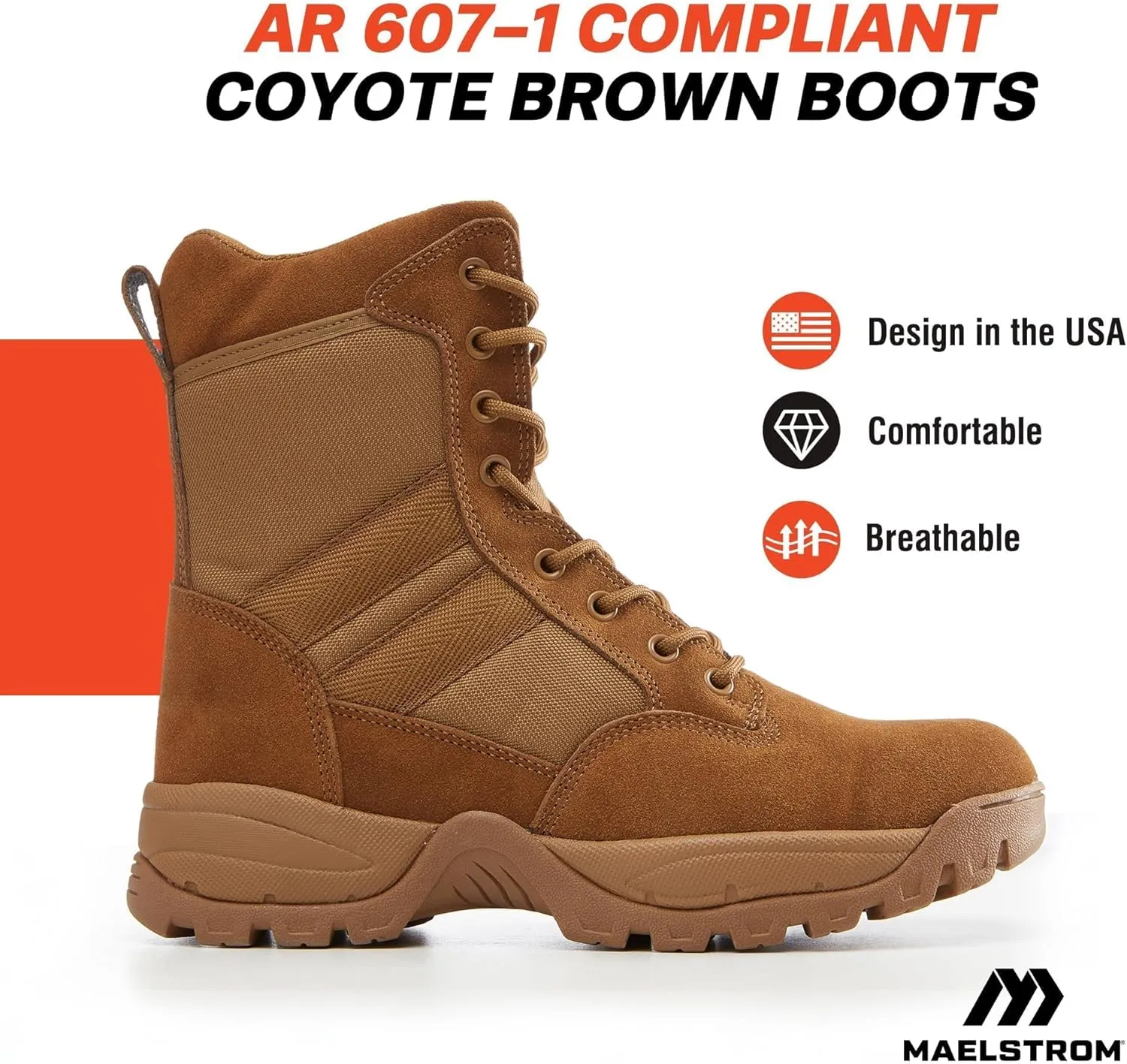 Military Tactical Work Boots for Hiking Motorcycling EMS EMT and Combat Outdoors