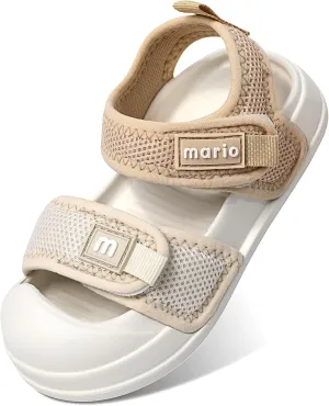 MK MATT KEELY Kids Sandals Boys Girls Summer Outdoor Non-slip Athletic Sandals Closed Toe Adjustable Sport Sandal Lightweight Beach Shower Shoes for Toddler/Little Kid