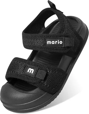 MK MATT KEELY Kids Sandals Boys Girls Summer Outdoor Non-slip Athletic Sandals Closed Toe Adjustable Sport Sandal Lightweight Beach Shower Shoes for Toddler/Little Kid