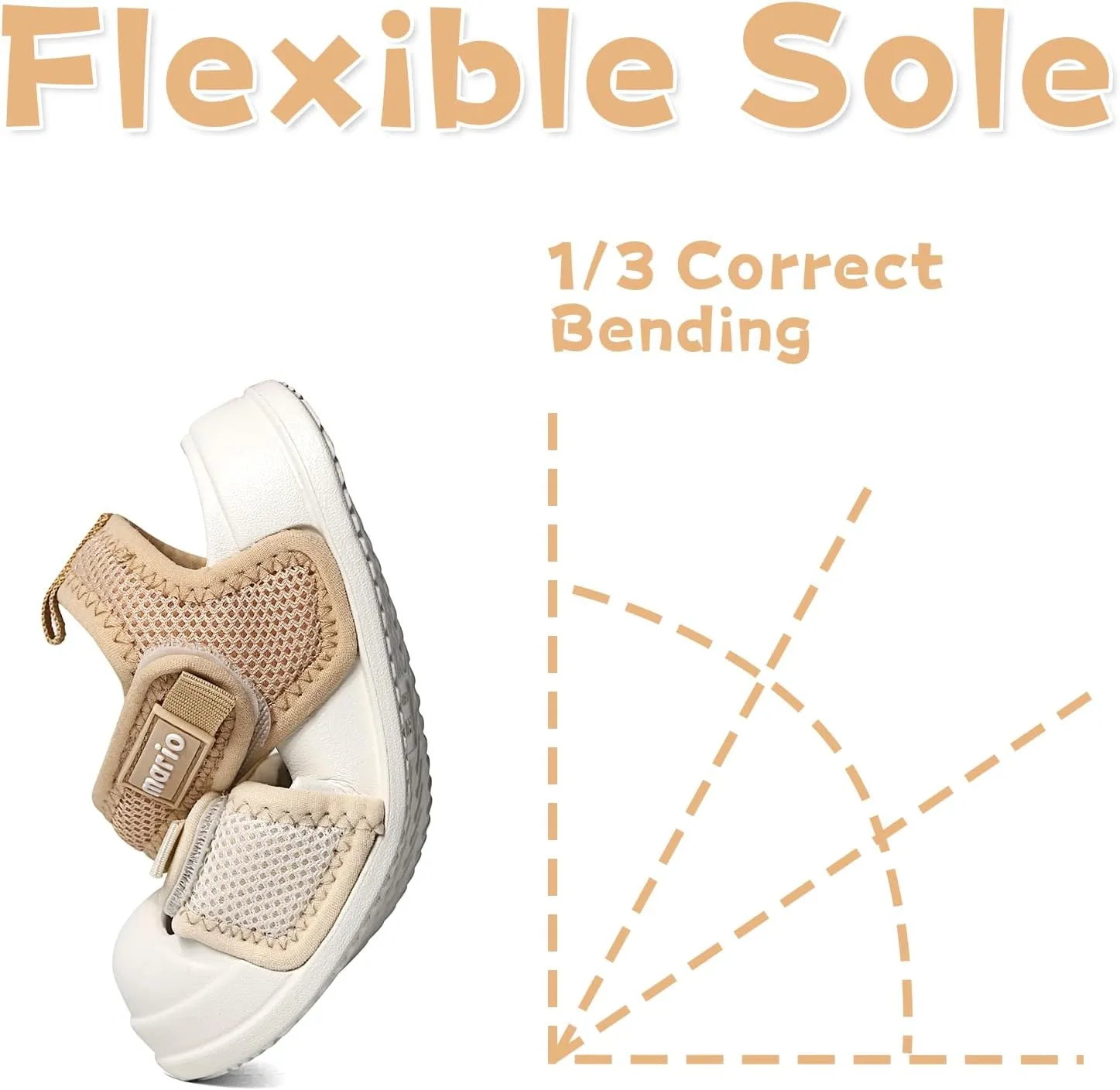 MK MATT KEELY Kids Sandals Boys Girls Summer Outdoor Non-slip Athletic Sandals Closed Toe Adjustable Sport Sandal Lightweight Beach Shower Shoes for Toddler/Little Kid
